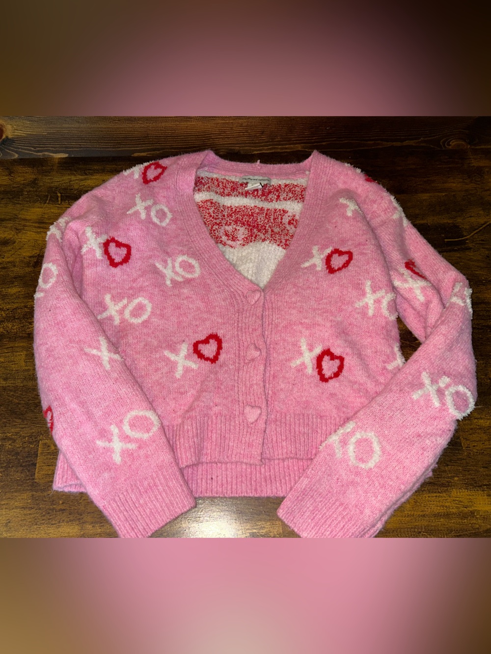 Pink sweater